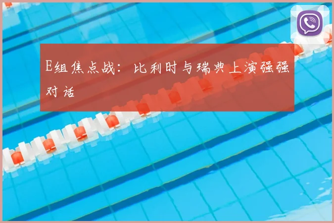 E组焦点战:比利时与瑞典上演强强对话