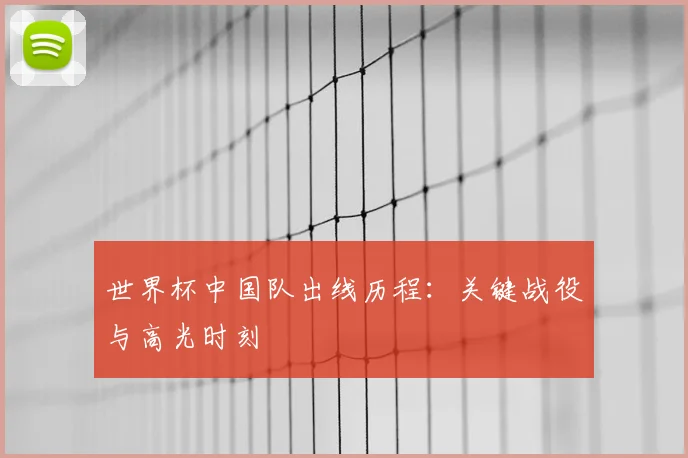 世界杯中国队出线历程:关键战役与高光时刻
